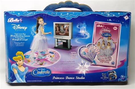 NEW Bella Dancerella Cinderella Disney Princess Dance Studio Mat Wand VHS | #1814172932