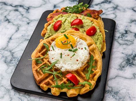 Cauliflower Waffles สูตรอาหาร