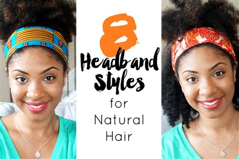 8 Headband Styles For Natural Hair Ft Loza Tam Youtube