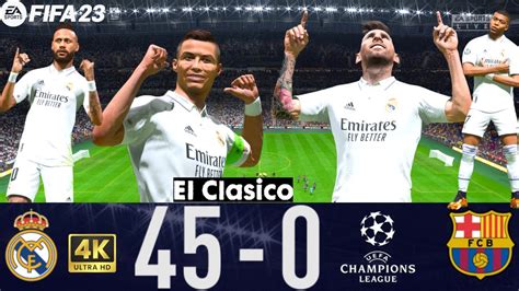 Fifa 23 Real Madrid Vs Fc Barcelona El Clasico Uefa Champions