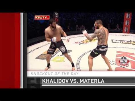 Knockout Of The Day Mamed Khalidov Vs Michal Materla At KSW 33 YouTube