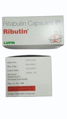 Rifabutin 150mg Capsules at ₹ 2959/box | Mycobutin in Surat | ID ...