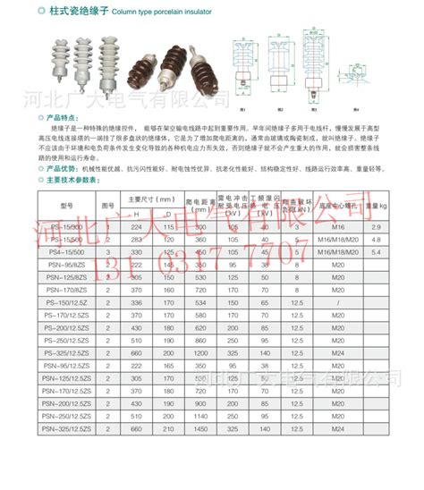 柱式绝缘子ps 15500支柱瓷绝缘子r5et105l生产厂家 阿里巴巴