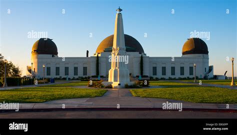 Astronomers Monument In Front Of Griffith Observatory In Griffith Park