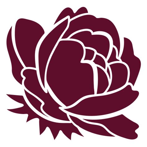 Diseño Png Y Svg De Recorte De Rosa Para Camisetas