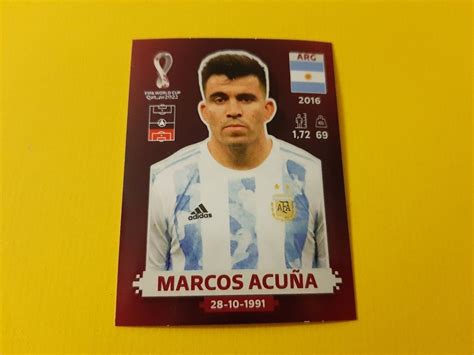 Wm In Qatar Arg Nr Marcos Acuna Kaufen Auf Ricardo