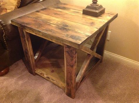 Ana White | Rustic X End Table - DIY Projects