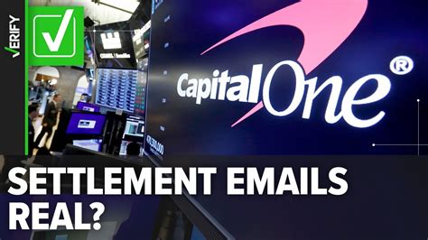 Yes Capital One Class Action Settlement Payment Emails Are Real YouTube