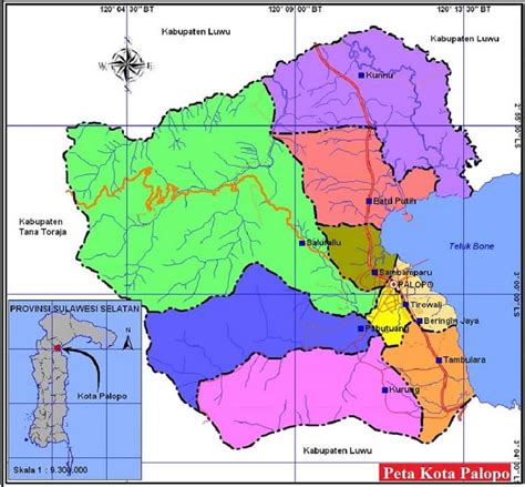 Peta Kota Tangerang Provinsi Banten Lengkap Gambar Terbaru