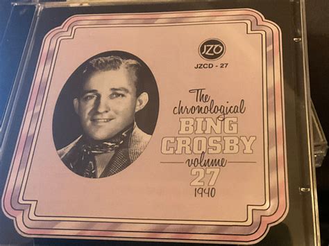 Bing Crosby The Chronological Bing Crosby Volume Cd Discogs