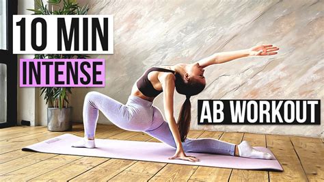 10 Min Intense Ab Workout Youtube