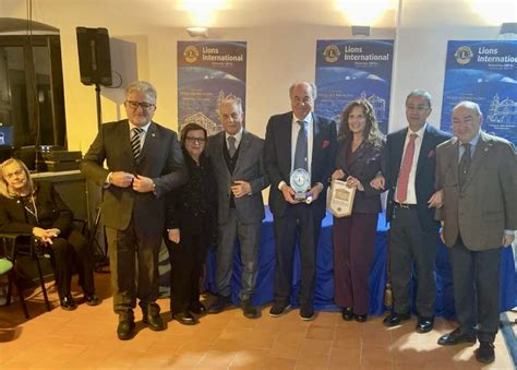 Lions Club Paestum Premia Giuseppe Pagano Tra Le Eccellenze Del