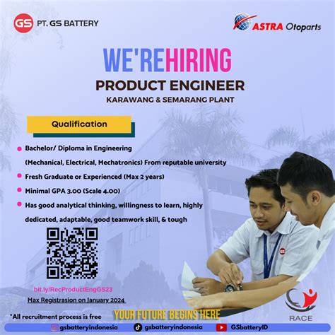 Lowongan GS Battery Info Lowongan Job Arrangement System