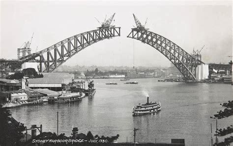 On This Day In Australia In The Two Spans Of The Sydney Harbour