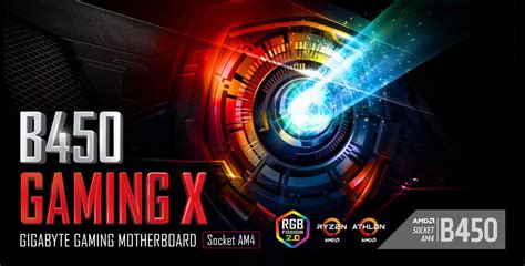 Gigabyte B450 Gaming X Am4 Atx Amd Motherboard