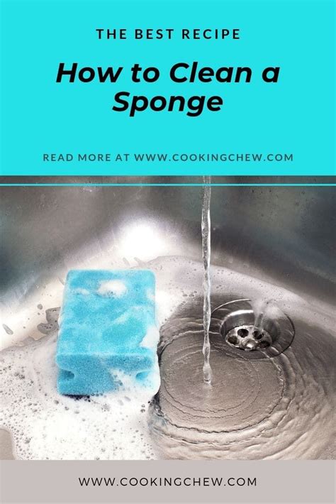 How To Clean A Kitchen Sponge Kitchen Sponge Cleaning Sponge