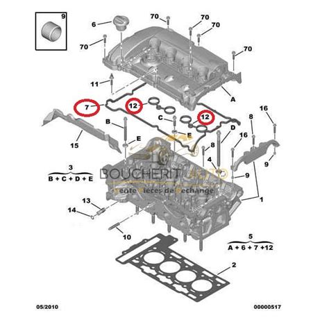 Joint Cache Culbuteur 1 6 Hdi Okgo Net