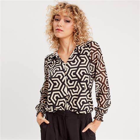 Blouse Paula Manches Longues Blanc Femme Cache Cache