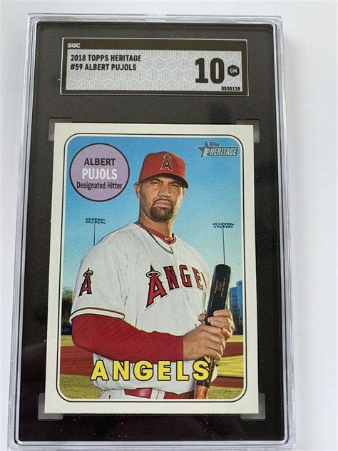 2018 Topps Heritage 59 Albert Pujols For Sale Online EBay