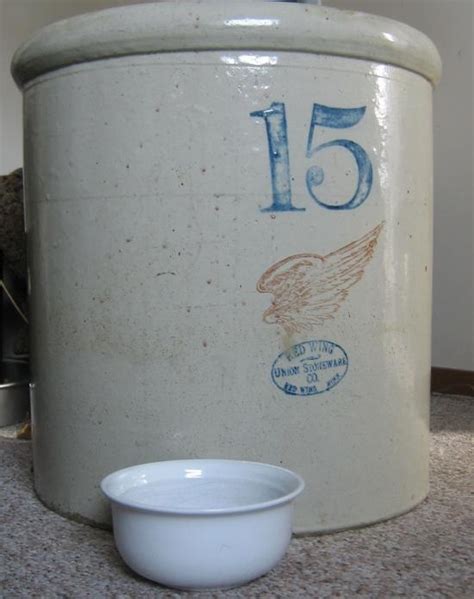 15 Gallon Red Wing Crock Red Wing Crock Red Wing Crocks Stoneware