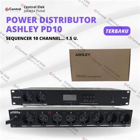 Jual POWER SEQUENCER CONTROLLER ASHLEY PD 10 PD 10 PD10 ORIGINAL