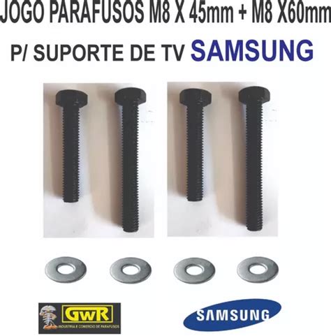 Jogo De Parafusos M Mm M Mm P Suporte Tv Samsung Frete Gr Tis