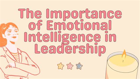 The Importance Of Emotional Intelligence In Leadership Personal