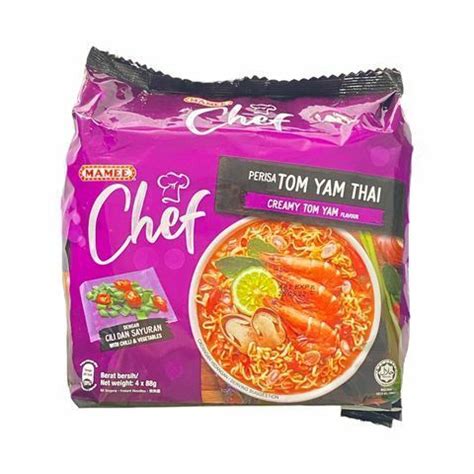 Mamee Chef Creamy Tom Yam Flavour Instant Noodle Halal Certification