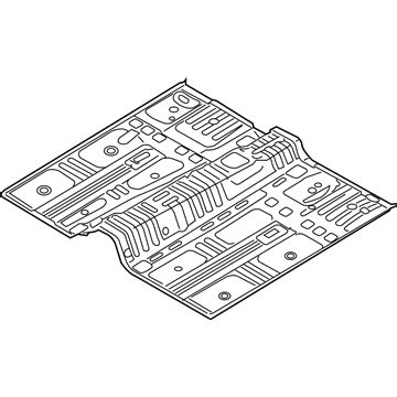 S Genuine Hyundai Panel Center Floor