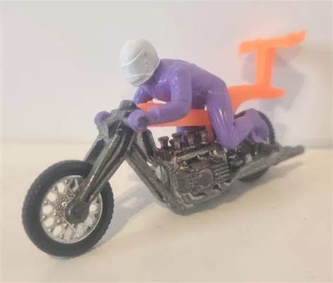 Hot Wheels Rrrumblers High Tailer Drag Bike 1971 Mattel Vintage Rumblers And Rider 9625