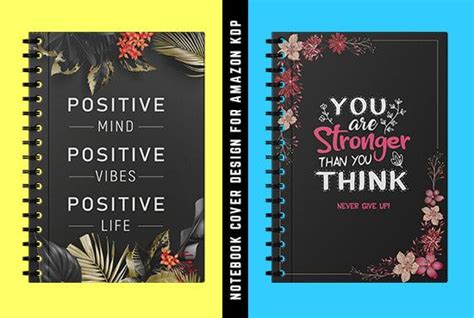 Dedicatedesignr I Will Design Motivational Notebook Journal Cover For