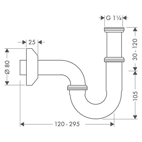 Hansgrohe Waschtisch Siphon Verchromt Bauhaus