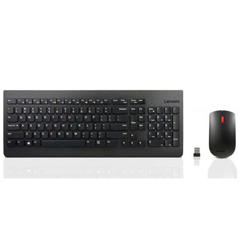 Ensemble Clavier Souris Lenovo Sans Fil Noir Spacenet