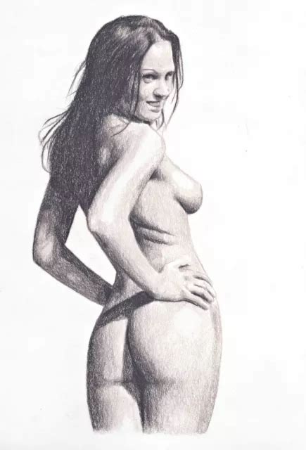 Nude Nude Naked Woman Donna Nude Femme Disegno Nudo Disegno Drawing