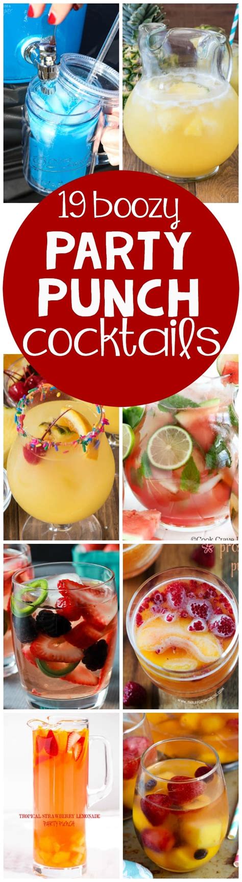 19 Party Punch Cocktail Recipes - Crazy for Crust