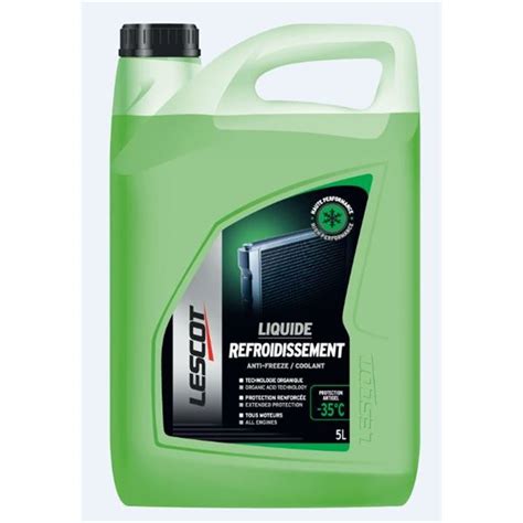 Liquide De Refroidissement Universel 35C 5L Lescot Feu Vert