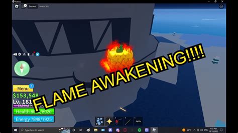 Flame Awakening Blox Fruits Youtube