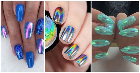 50 Gorgeous Holographic Nails That Are Simply Stunning