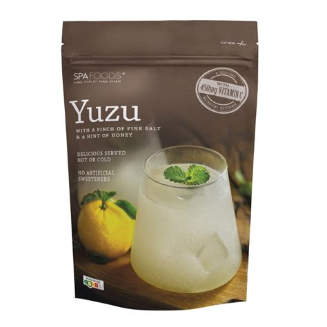 Spa Foods Yuzu Honey With Pink Salt 15 Sachets Spafoods Shopee