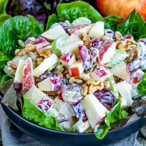 Classic Waldorf Salad With Apples And Walnuts Home Made Interest