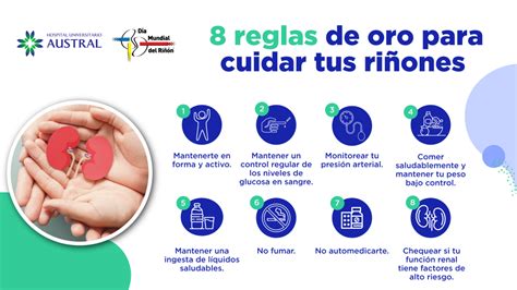 D A Mundial Del Ri N Reglas Para Cuidar La Salud Renal Hospital