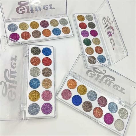 Vivai Paleta Maquiagem Glitter Cores Shopee Brasil