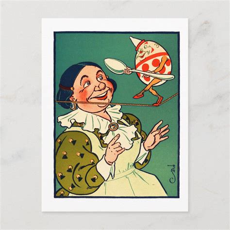 Vintage Humpty Dumpty W W Denslow Postcard Size Postcard Gender Unisex Age Group Adult