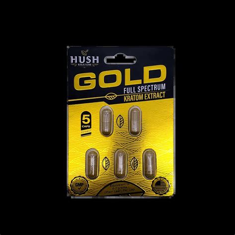 Hush Kratom Gold Extract Capsules