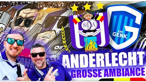 ANDERLECHT Vs GENK LES MAUVES NE LACHENT RIEN Craquages Et Tifos