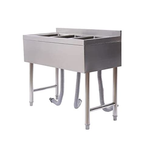 Free Standing Commercial Kitchen Sink Outdoor Sink Stainless Steel