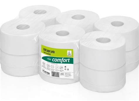 Papier toaletowy Jumbo Comfort 150m 2 w 600 listków 12 rolek Satino by