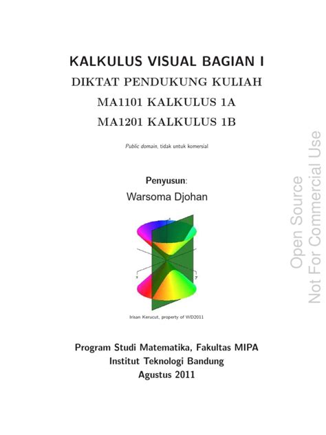 PDF Diktat Kalkulus Visual Part 1 DOKUMEN TIPS