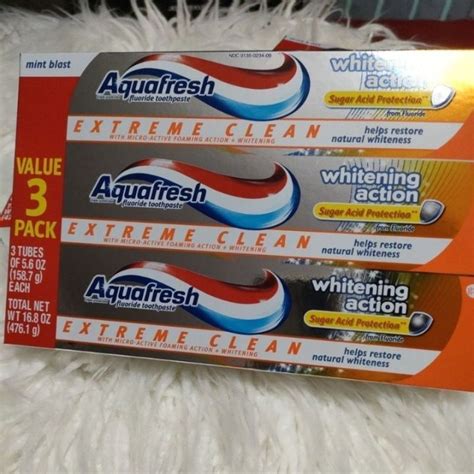 Aqua Fresh Toothpaste Extreme Clean Original Aquafresh Extreme Clean