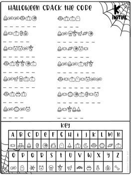 Crack the Code: Halloween Edition by Speech in the Sand | TpT